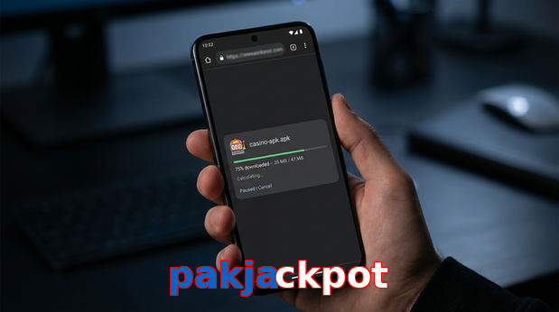 Main screen of Pakjackpot apk page for PK players